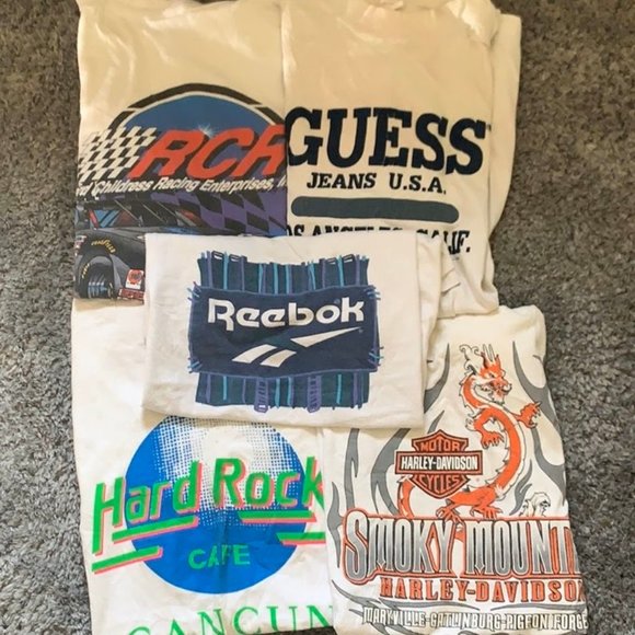 Vintage Mystery Box 90s FIVE Graphic Shirts Tees - Picture 5 of 8